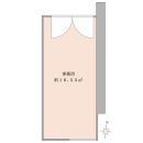 【事務所用物件】築後未使用／白金ザ・スカイ西棟２階区画／専有面積１６．５５平米※現況渡しとなります。
