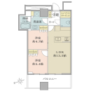 ＊晴天時には東京タワー方面を望む眺望＊１８階部分／５６．６８平米／２ＬＤＫ＋ＳＩＣ