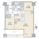 ＊日当たり＆眺望良好な南向き住戸＊高層階２６階／収納豊富な２ＬＤＫ＋２ＷＩＣ＋ＳＩＣ＋ＴＲ