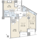 ＊オーナーチェンジ物件＊高層階２３階／専有面積８７．０８平米／収納豊富な２ＬＤＫ＋ＷＩＣ＋Ｎ