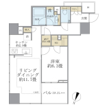 Brillia二番町の間取図