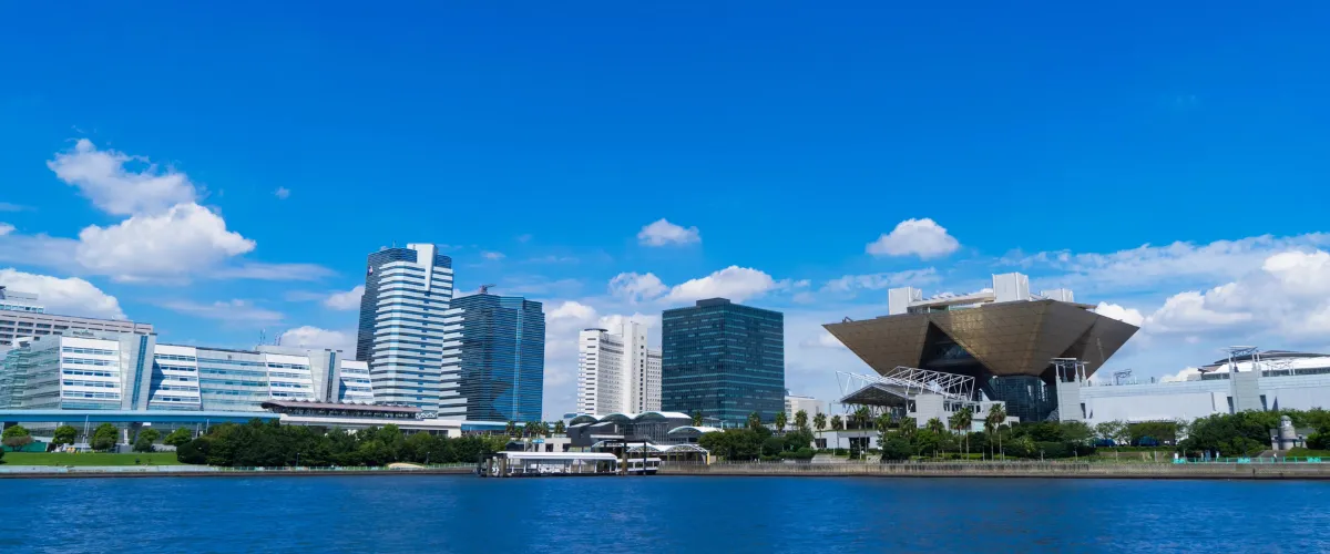東京湾に面した有明