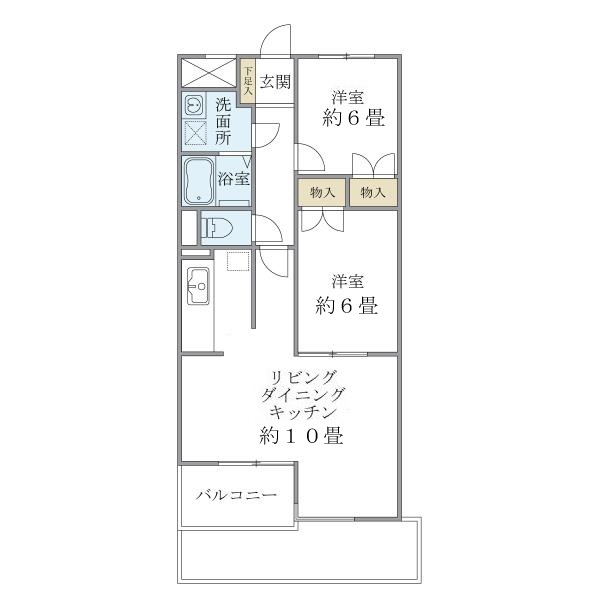 パールハイツ恋ヶ窪の間取図