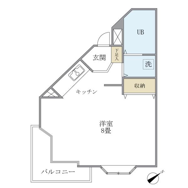 レジデンシア・フミの間取図