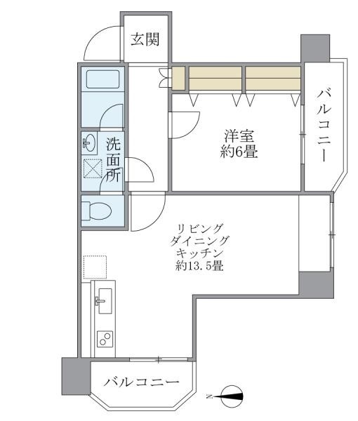 TS大森ハイムの間取図