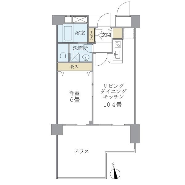 プレミアコンフォート西荻窪の間取図
