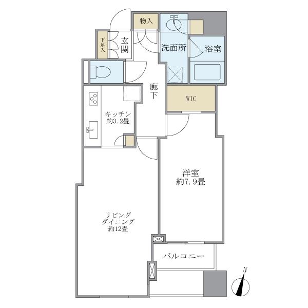 大崎ウエストシティタワーズEASTの間取図