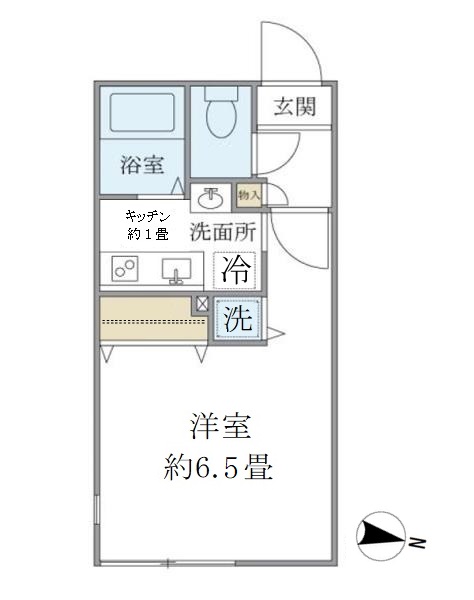 モデュロール上落合の間取図