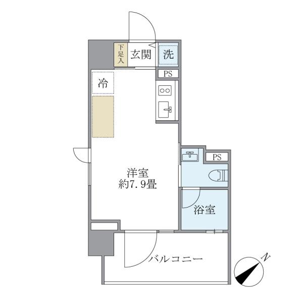 カーサ　ヴェデュータの間取図