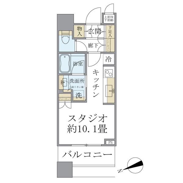 BrilliaTowers目黒サウスレジデンスの間取図