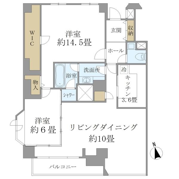 howff RELAX三軒茶屋の間取図