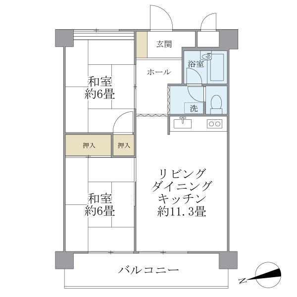 シャルム・Ｋ・カーサの間取図