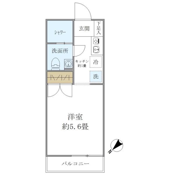 Nフローラ明大前の間取図