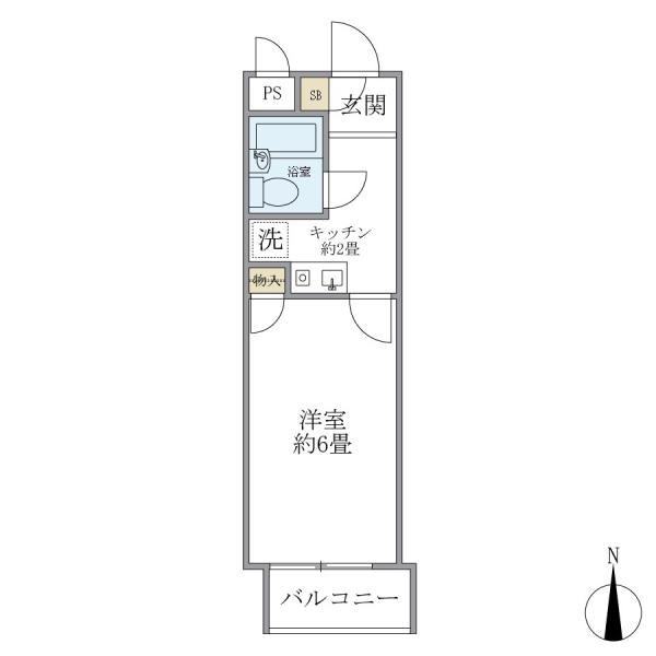 リシェス明大前の間取図