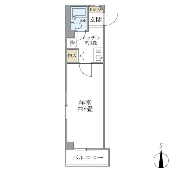 リシェス明大前の間取図