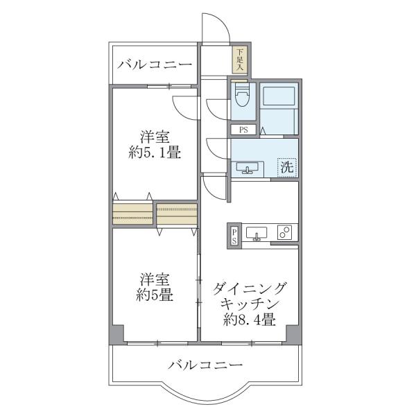 西船橋スクエアガーデンの間取図