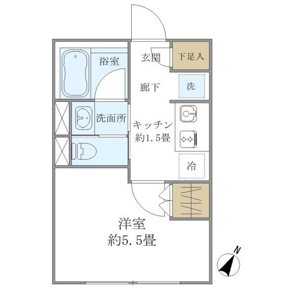 COMPOSITE高輪の間取図
