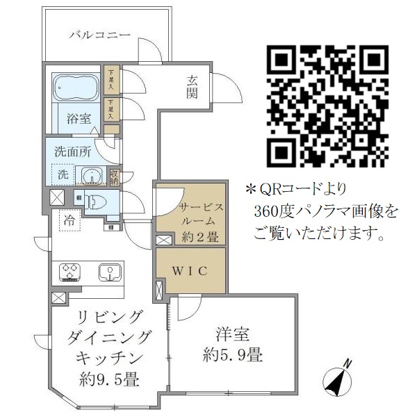 COMPOSITE高輪の間取図