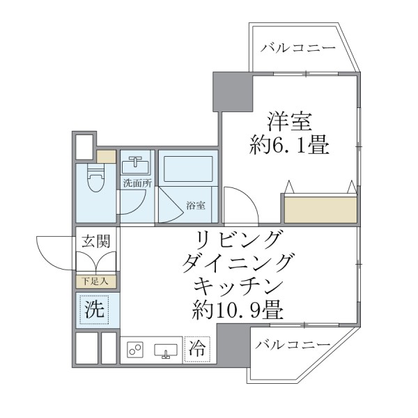 ISM石神井公園の間取図