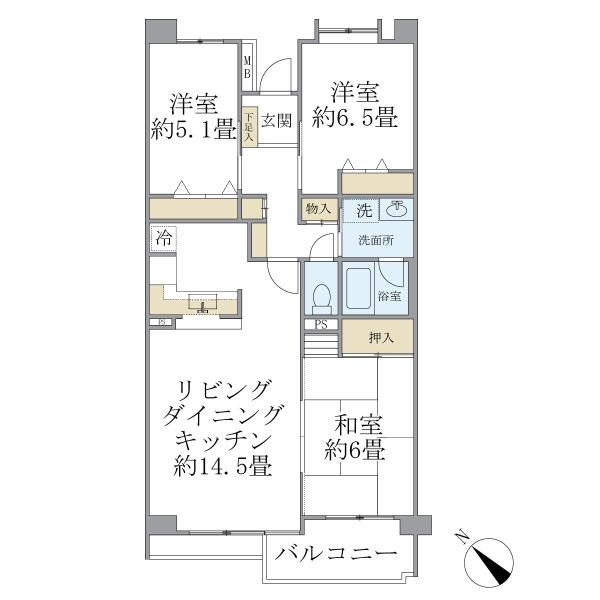 ISM南柏の間取図