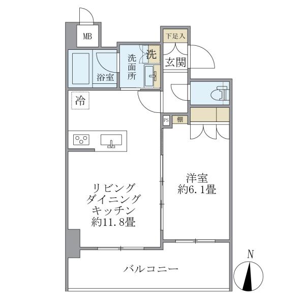 レクシード両国駅前の間取図
