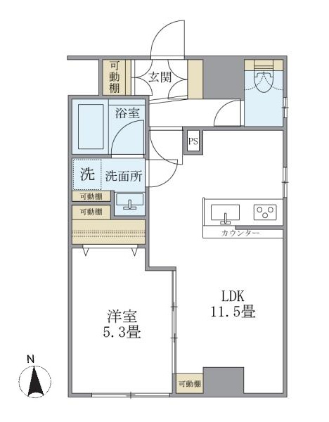 ISM中野坂上の間取図