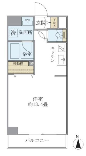 ISM中野坂上の間取図