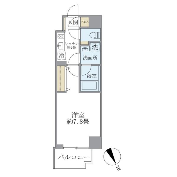 KDXレジデンス浅草の間取図