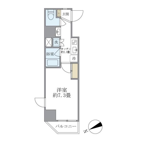 KDXレジデンス文京湯島の間取図
