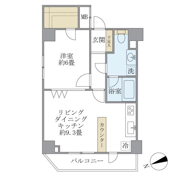 KDXレジデンス文京湯島の間取図