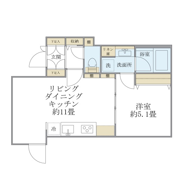 ISM経堂の間取図