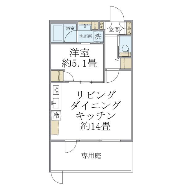 ISM経堂の間取図