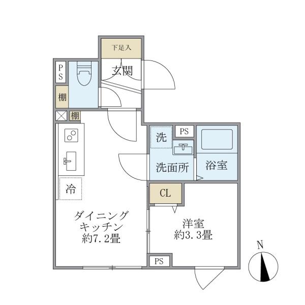 ウェルスクエア中延ＩＩの間取図