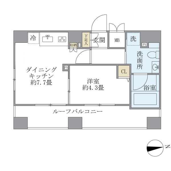 Premier秋葉原イーストの間取図