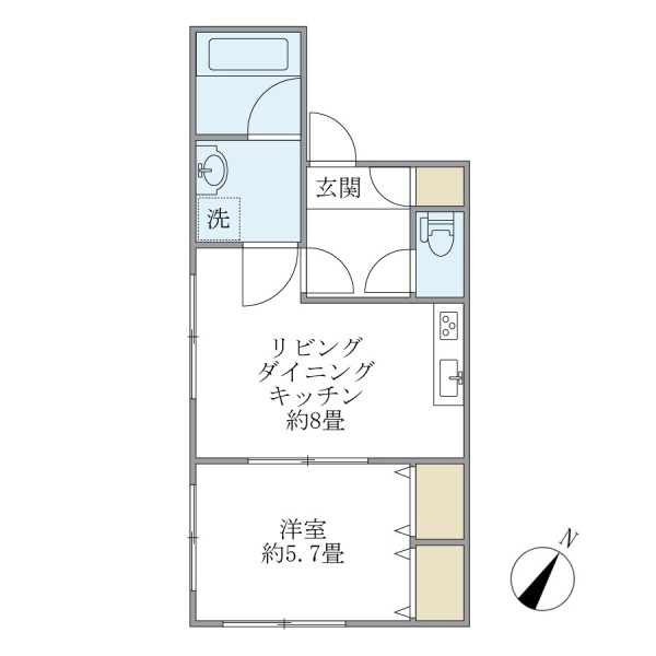 グリーンリーフ巣鴨の間取図