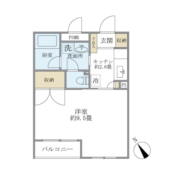しむらハイツの間取図