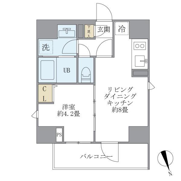 La Perla Yotsuyaの間取図