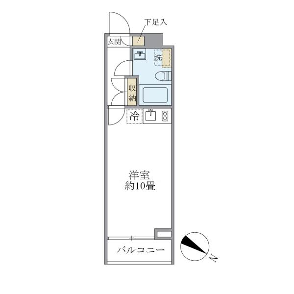 アプリーレ赤坂の間取図