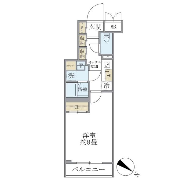 ビューテラス茗荷谷の間取図