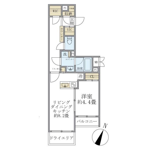 ビューテラス茗荷谷の間取図