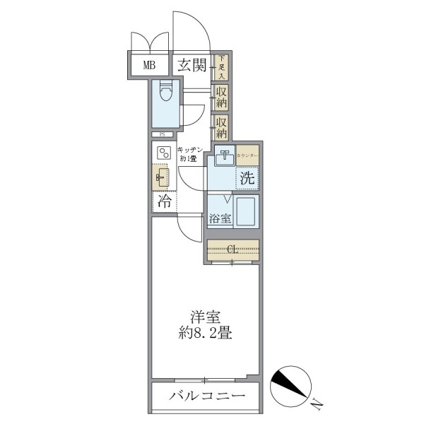ビューテラス茗荷谷の間取図