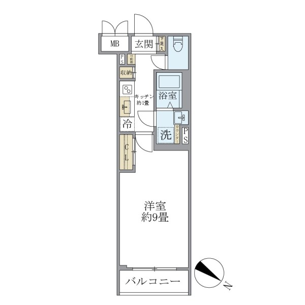 ビューテラス茗荷谷の間取図