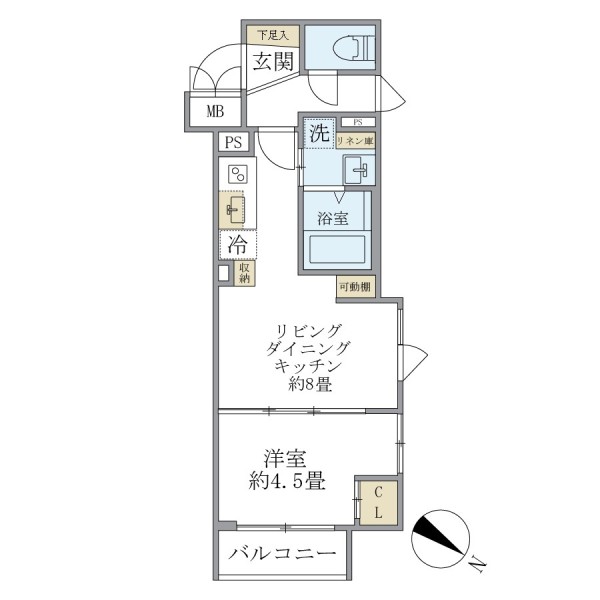 ビューテラス茗荷谷の間取図