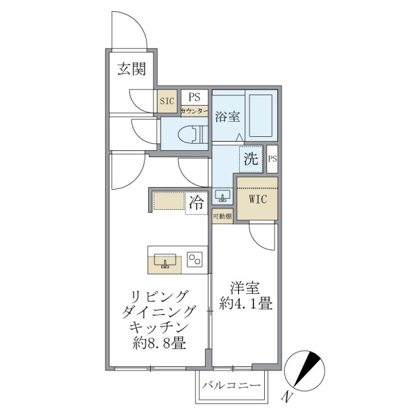 ビューテラス茗荷谷の間取図