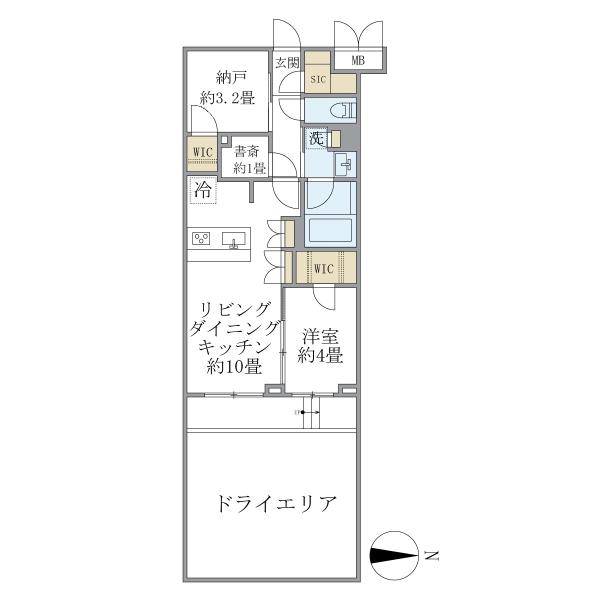 La Perla JiyugaokaIIの間取図
