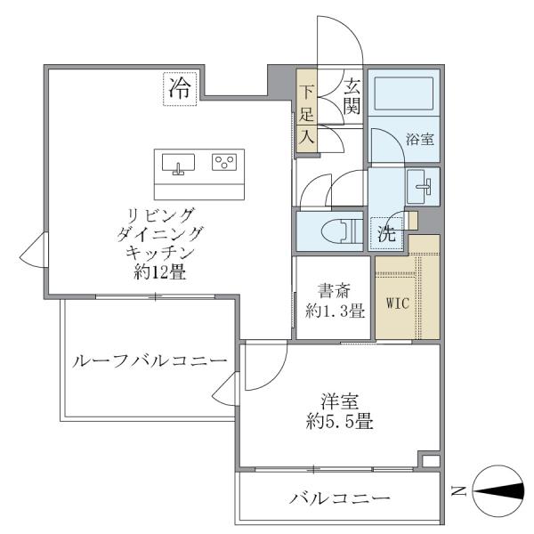 La Perla JiyugaokaIIの間取図