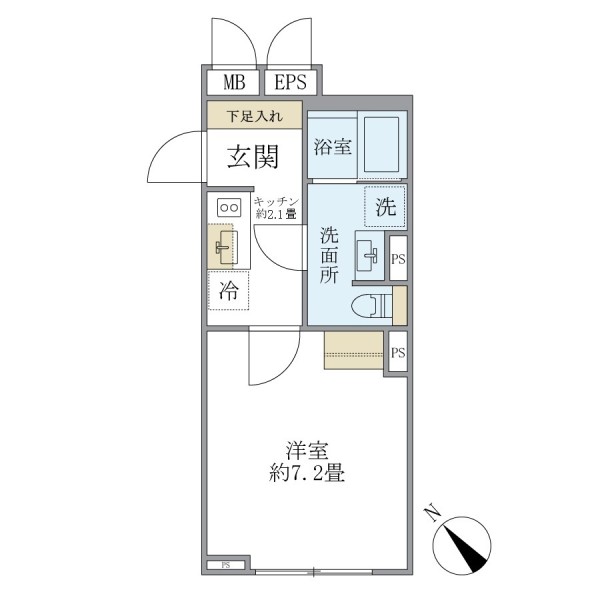 EXAM AKASAKAの間取図