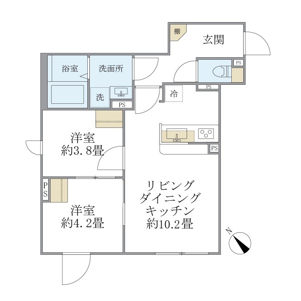 EXAM AKASAKAの間取図