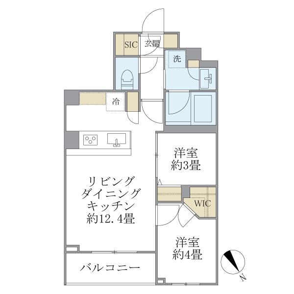 La Perla Meguro-HigashiyamaIIの間取図