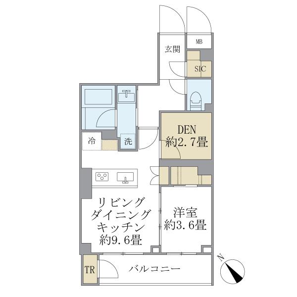 La Perla Meguro-HigashiyamaIIの間取図